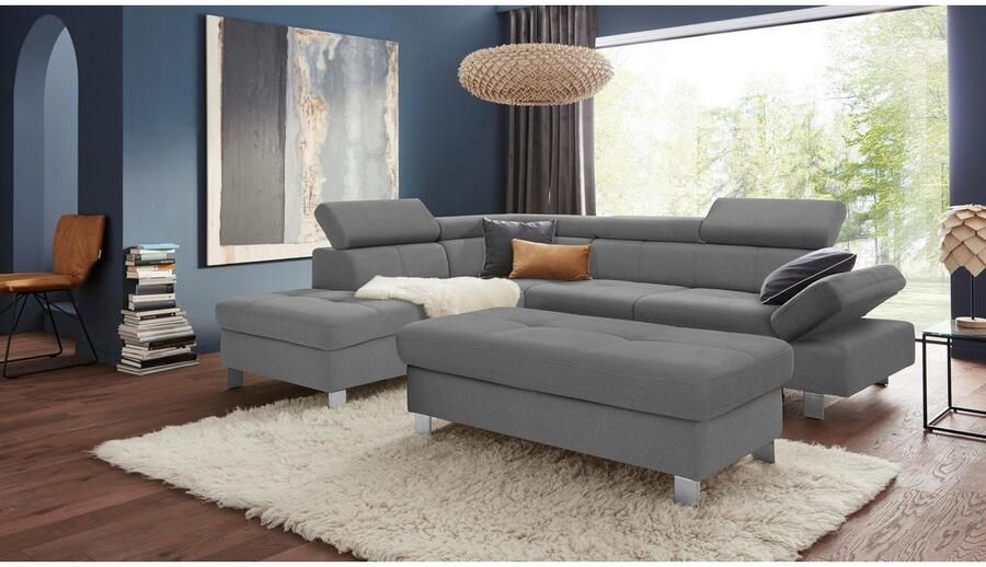 Exxpo sofa fashion Hocker Fiji Barkruk met opbergruimte onder de zitting