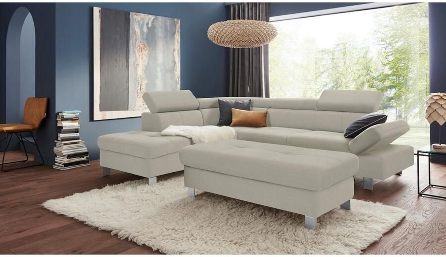 Exxpo sofa fashion Hocker Fiji Barkruk met opbergruimte onder de zitting