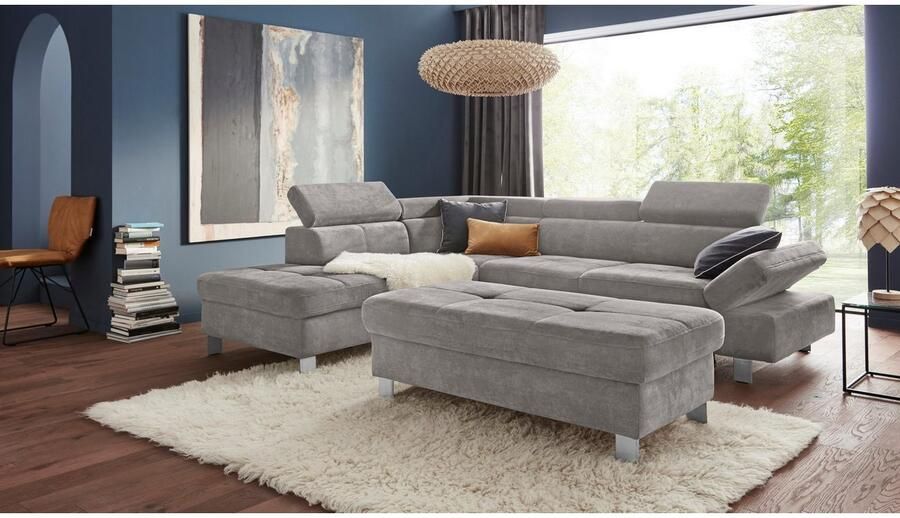 Exxpo sofa fashion Hocker Fiji Barkruk met opbergruimte onder de zitting