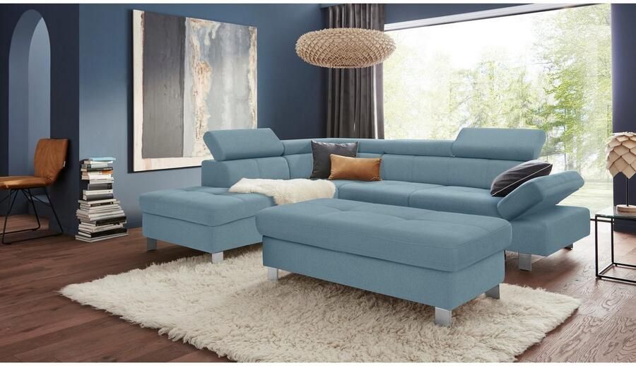 Exxpo sofa fashion Hocker Fiji Barkruk met opbergruimte onder de zitting