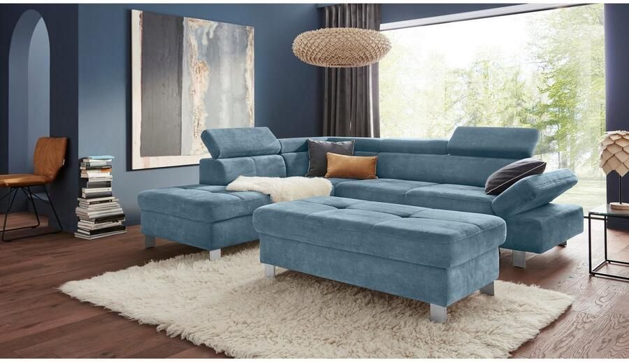 Exxpo sofa fashion Hocker Fiji Barkruk met opbergruimte onder de zitting