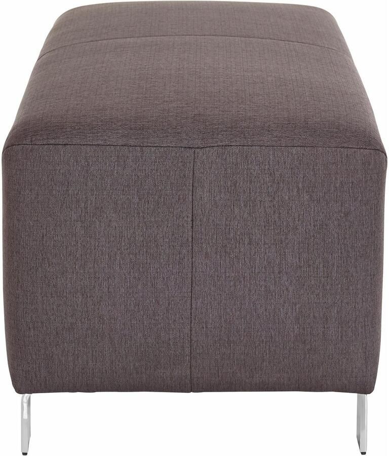 Exxpo sofa fashion Hocker Intenso poef modern keuze uit leer of textiel hoge bodemvrijheid vrij in de ruimte te plaatsen hoog zitcomfort