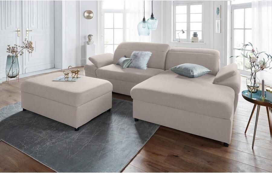 Exxpo sofa fashion Hocker Kyoto bankkruk met opbergvak onder de zitting