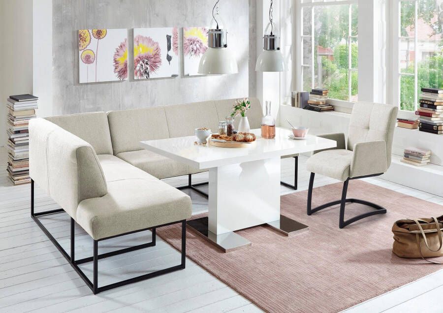 Exxpo sofa fashion Hoekbank Affogato comfortabel en elegant hoogwaardige afwerking