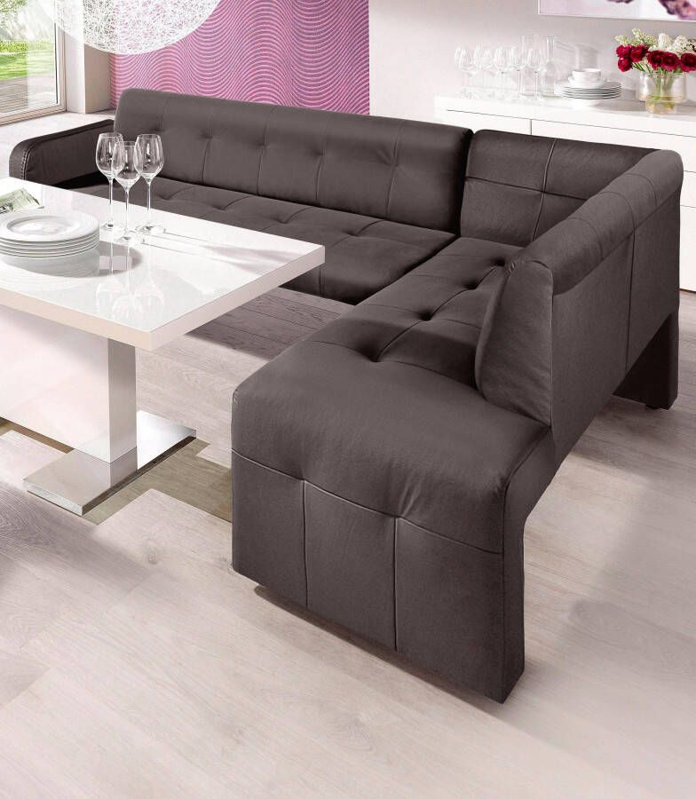 Exxpo sofa fashion Eetbank Barista comfortabel en elegant hoge bodemvrijheid Hoekbank Barista comfortabel en elegant hoogwaardige detailafwerking