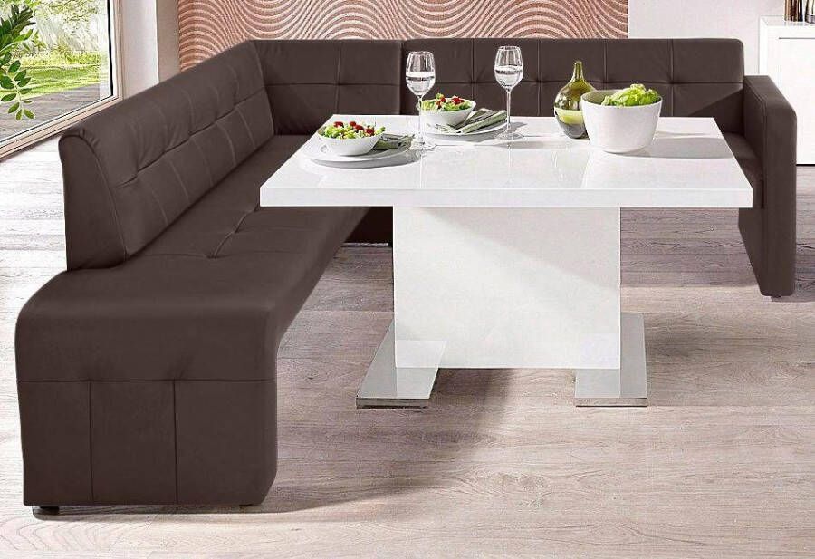 Exxpo sofa fashion Hoekbank Barista moderne zit- en rugverwerking vrij in de ruimte te plaatsen