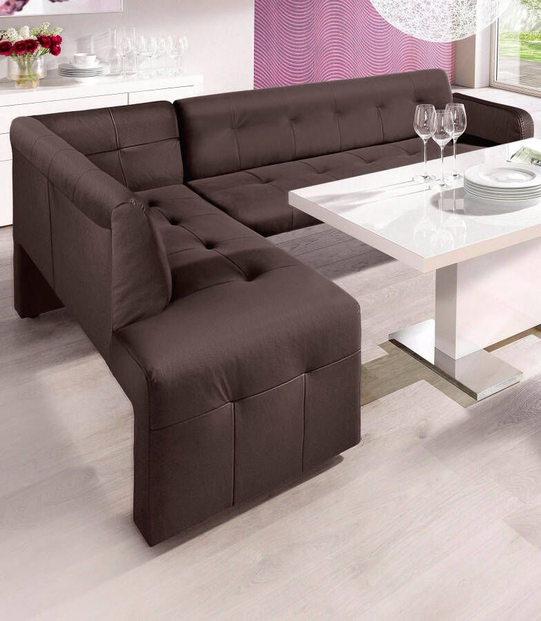 Exxpo sofa fashion Eetbank Barista comfortabel en elegant hoge bodemvrijheid Hoekbank Barista comfortabel en elegant hoogwaardige detailafwerking