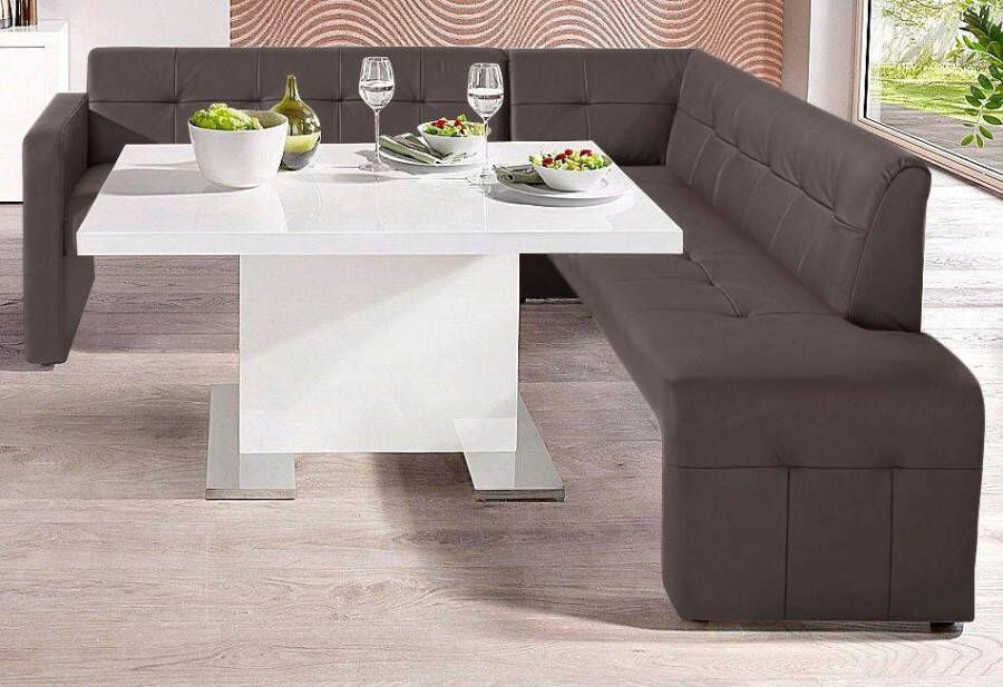 Exxpo sofa fashion Hoekbank Barista moderne zit- en rugverwerking vrij in de ruimte te plaatsen