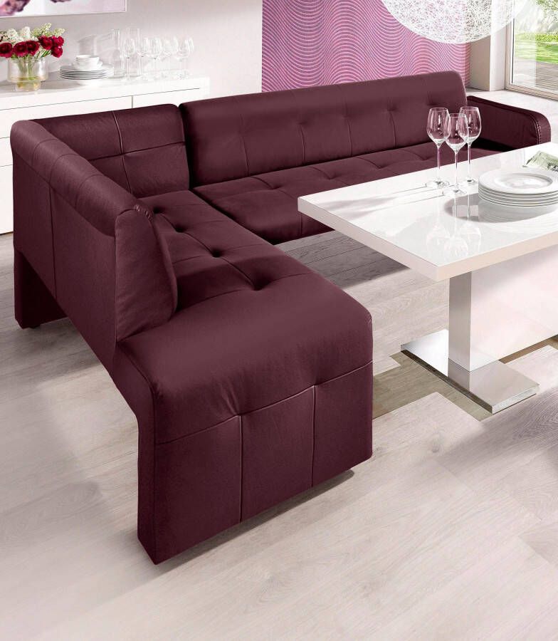 Exxpo sofa fashion Hoekbank Barista moderne zit- en rugverwerking vrij in de ruimte te plaatsen