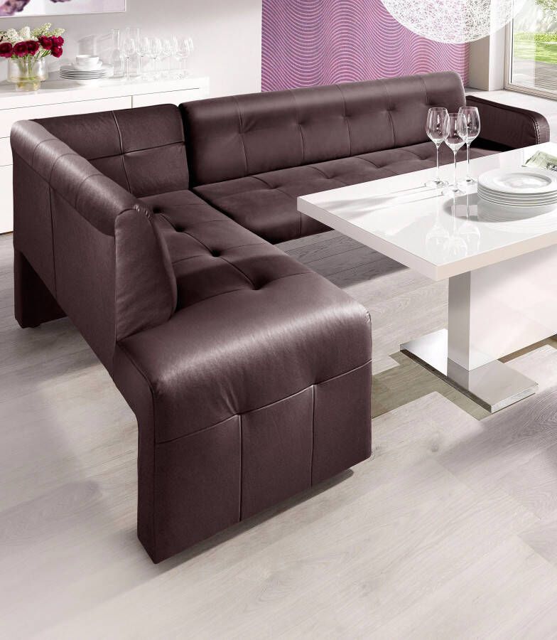 Exxpo sofa fashion Eetbank Barista comfortabel en elegant hoge bodemvrijheid Hoekbank Barista comfortabel en elegant hoogwaardige detailafwerking
