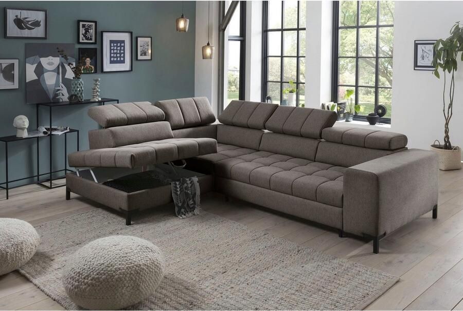 Exxpo sofa fashion Hoekbank Bocco hoogwaardige afwerking geweldig zitcomfort comfortabel L-vorm