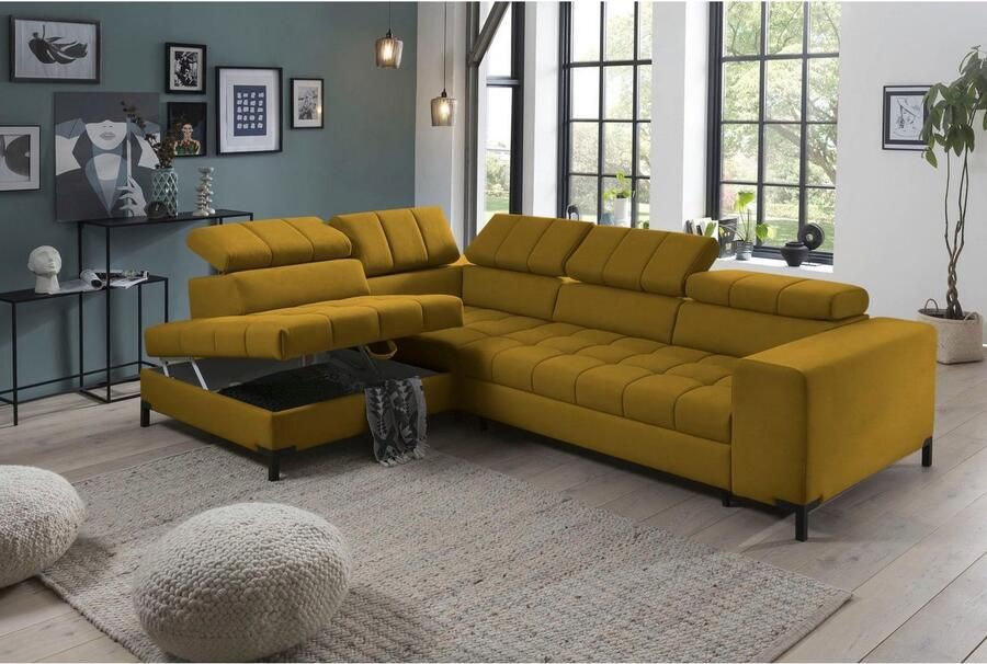 Exxpo sofa fashion Hoekbank Bocco hoogwaardige afwerking geweldig zitcomfort comfortabel L-vorm