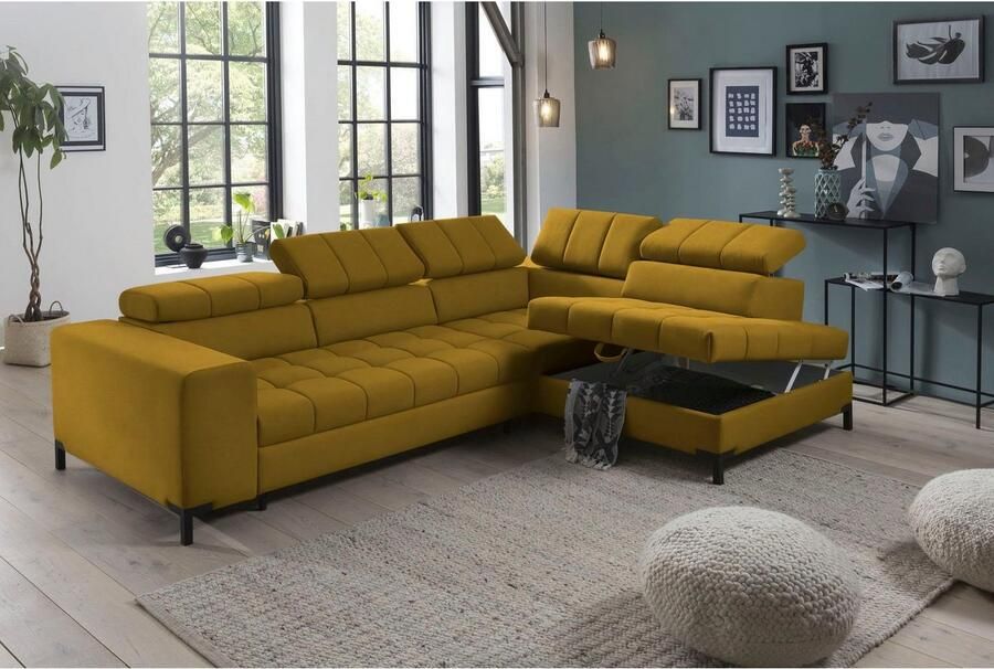 Exxpo sofa fashion Hoekbank Bocco hoogwaardige afwerking geweldig zitcomfort comfortabel L-vorm