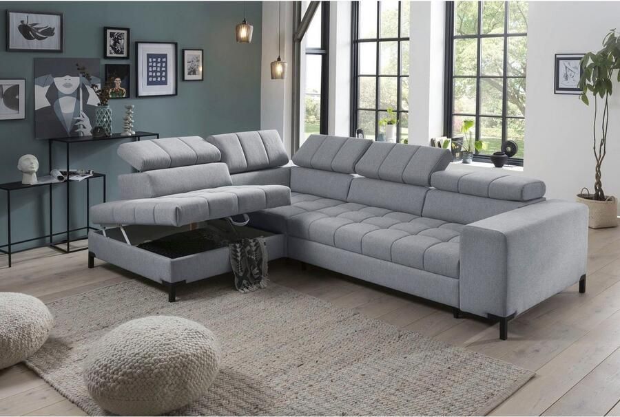 Exxpo sofa fashion Hoekbank Bocco hoogwaardige afwerking geweldig zitcomfort comfortabel L-vorm