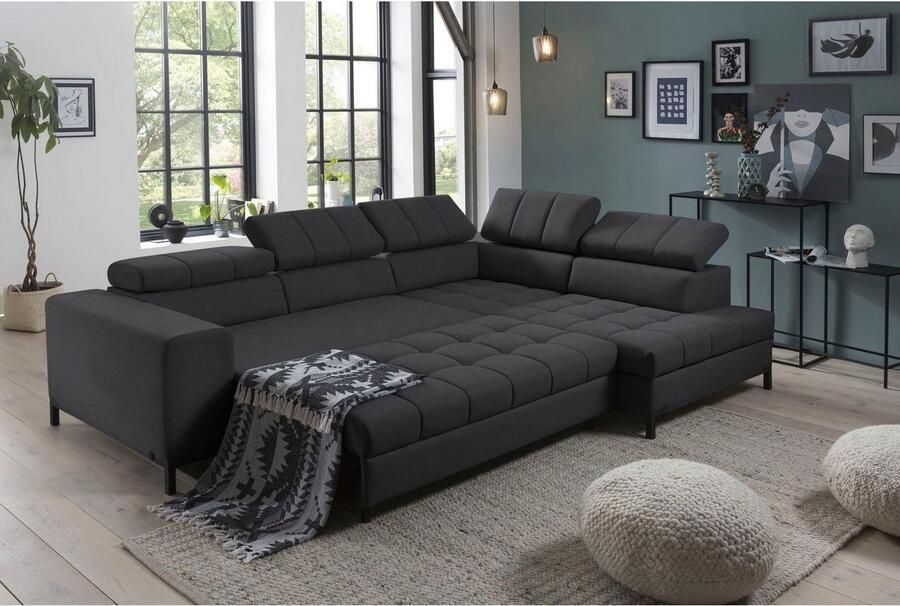 Exxpo sofa fashion Hoekbank Bocco hoogwaardige afwerking geweldig zitcomfort comfortabel L-vorm