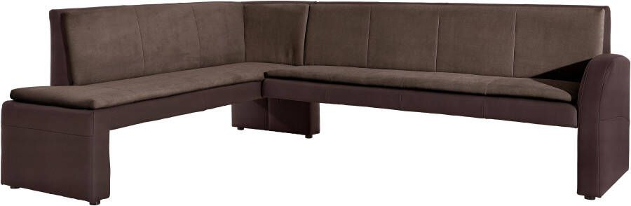 Exxpo sofa fashion Hoekbank Cortado hoge bodemvrijheid mooie detailverwerking optioneel leren bekleding