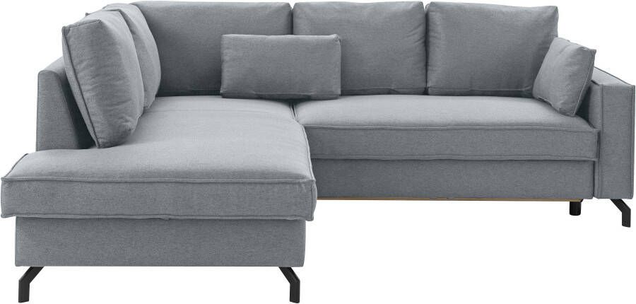 Exxpo sofa fashion Hoekbank Daytona naar keuze met slaapfunctie en bedkist