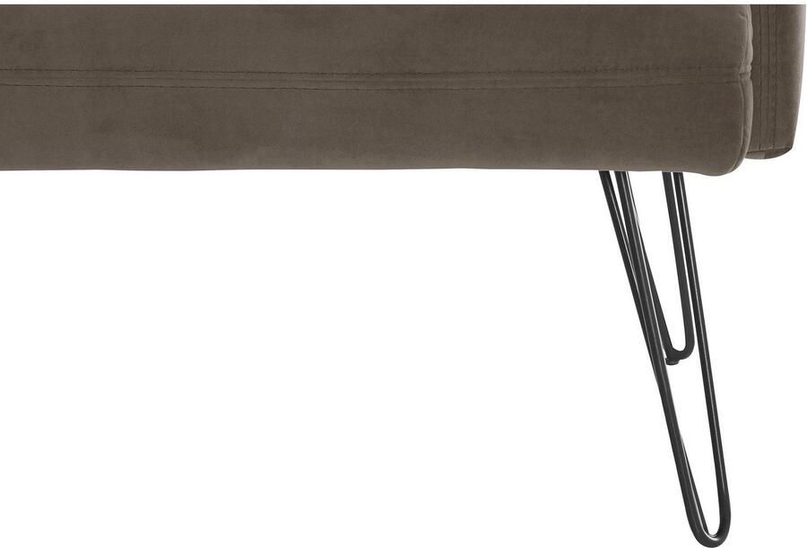 Exxpo sofa fashion Hoekbank Doppio Chesterfield look comfortabel en handig hoge designvoeten