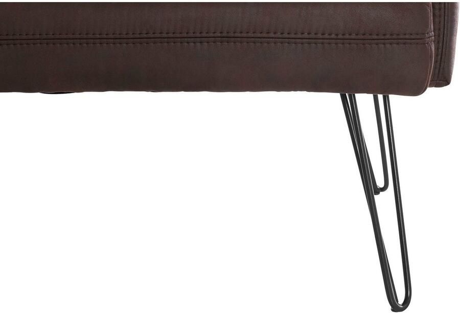 Exxpo sofa fashion Hoekbank Doppio Chesterfield look comfortabel en handig hoge designvoeten