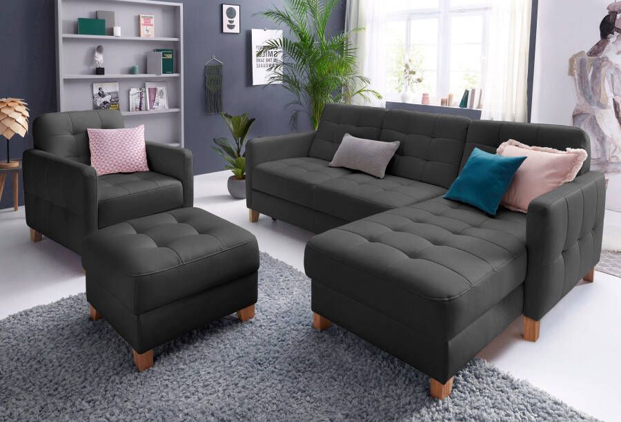 Exxpo sofa fashion Hoekbank Elio compact en comfortabel handig en tijdloos design L-vorm
