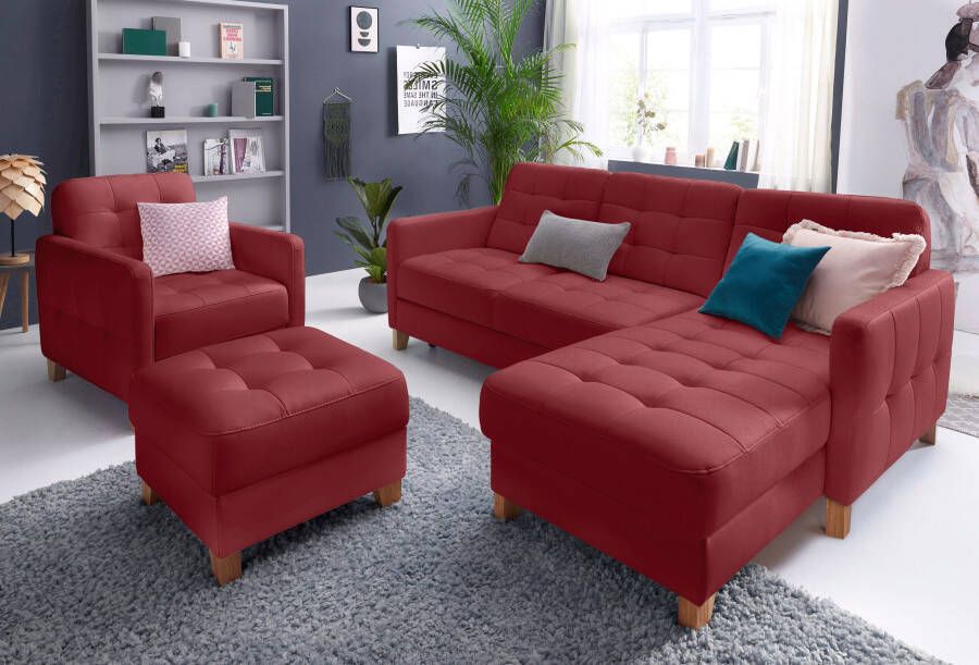Exxpo sofa fashion Hoekbank Elio compact en comfortabel handig en tijdloos design L-vorm