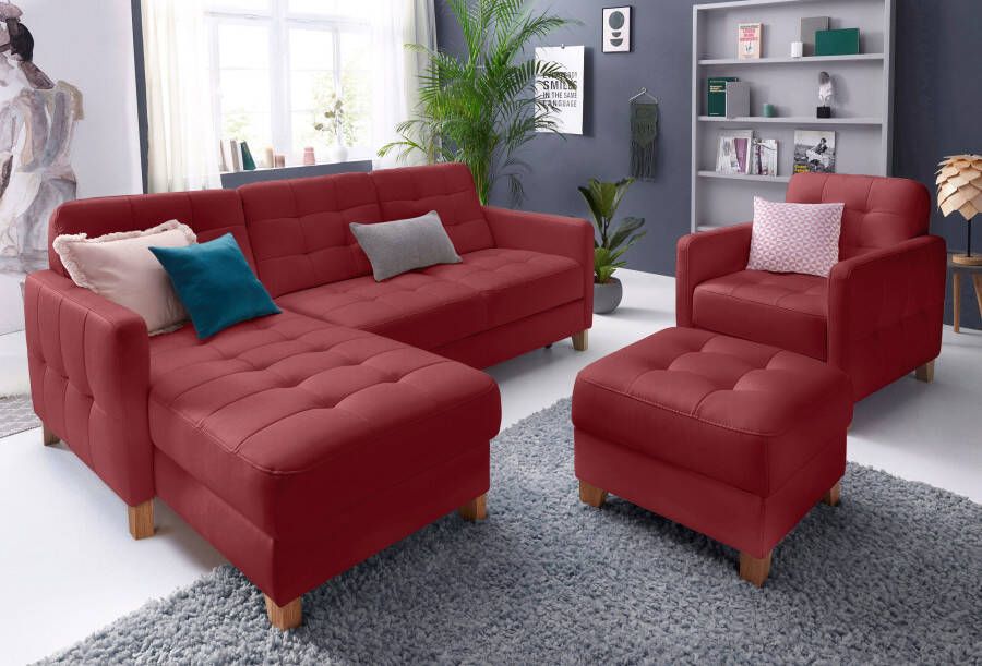 Exxpo sofa fashion Hoekbank Elio compact en comfortabel handig en tijdloos design L-vorm
