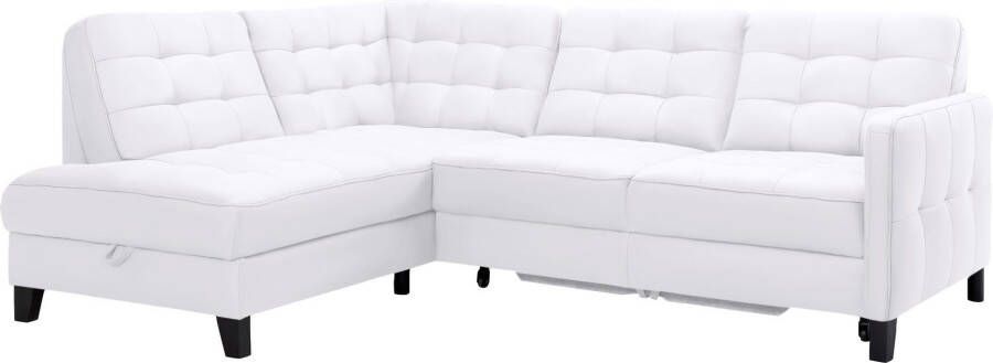 Exxpo sofa fashion Hoekbank Elio naar keuze met slaapfunctie en bedkist in vele stofkwaliteiten
