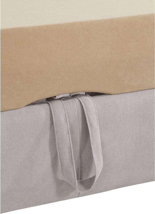 Exxpo sofa fashion Hoekbank Enya uitgebreide afwerking hoog zitcomfort comfortabel L-vorm inclusief verstelbare hoofdsteun naar keuze met slaapfunctie en bedkist