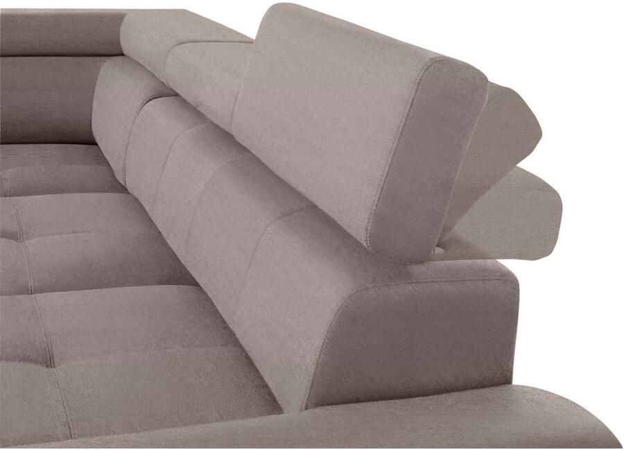 Exxpo sofa fashion Hoekbank Enya uitgebreide afwerking hoog zitcomfort comfortabel L-vorm