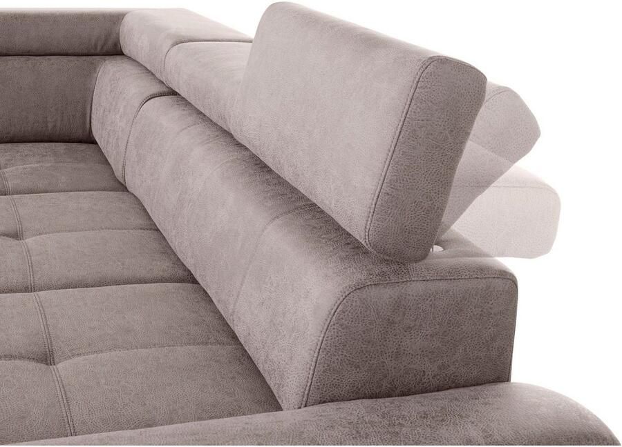 Exxpo sofa fashion Hoekbank Enya uitgebreide afwerking hoog zitcomfort comfortabel L-vorm