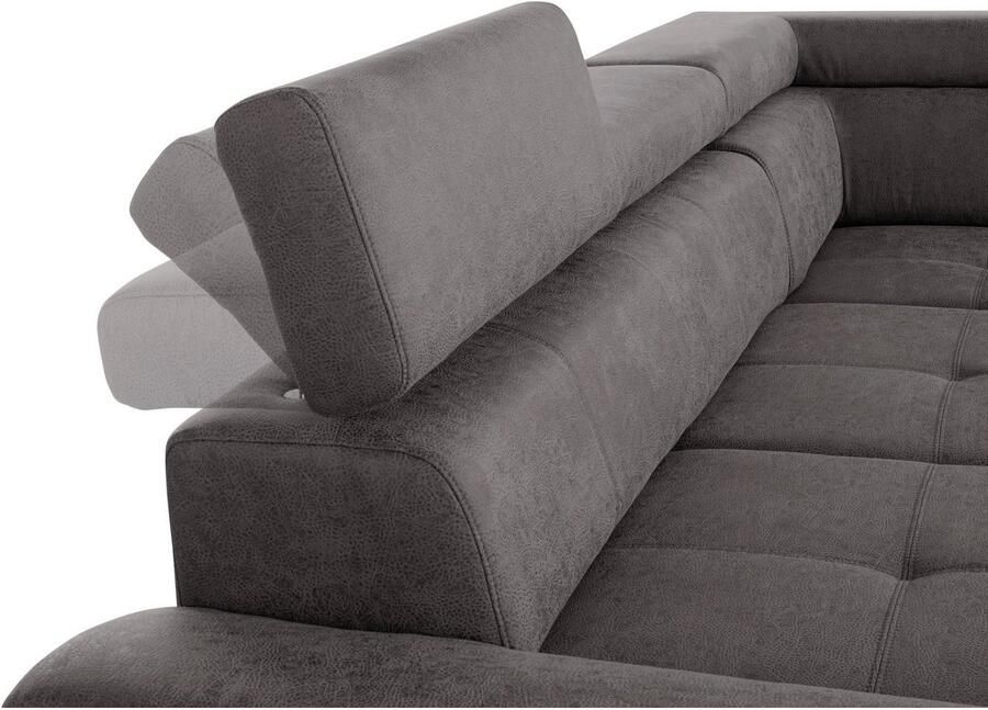 Exxpo sofa fashion Hoekbank Enya uitgebreide afwerking hoog zitcomfort comfortabel L-vorm