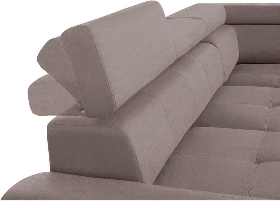 Exxpo sofa fashion Hoekbank Enya uitgebreide afwerking hoog zitcomfort comfortabel L-vorm