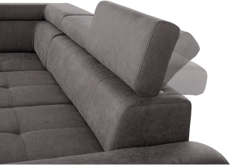 Exxpo sofa fashion Hoekbank Enya uitgebreide afwerking hoog zitcomfort comfortabel L-vorm