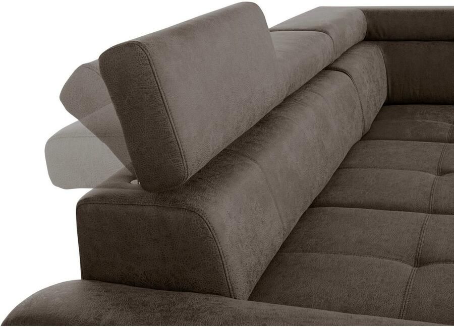 Exxpo sofa fashion Hoekbank Enya uitgebreide afwerking hoog zitcomfort comfortabel L-vorm