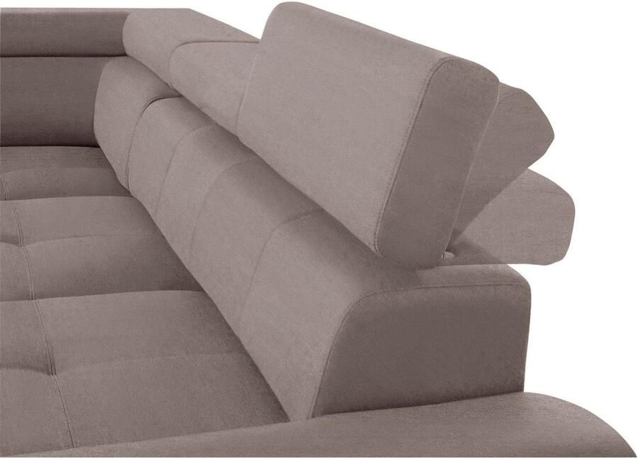 Exxpo sofa fashion Hoekbank Enya uitgebreide afwerking hoog zitcomfort comfortabel L-vorm