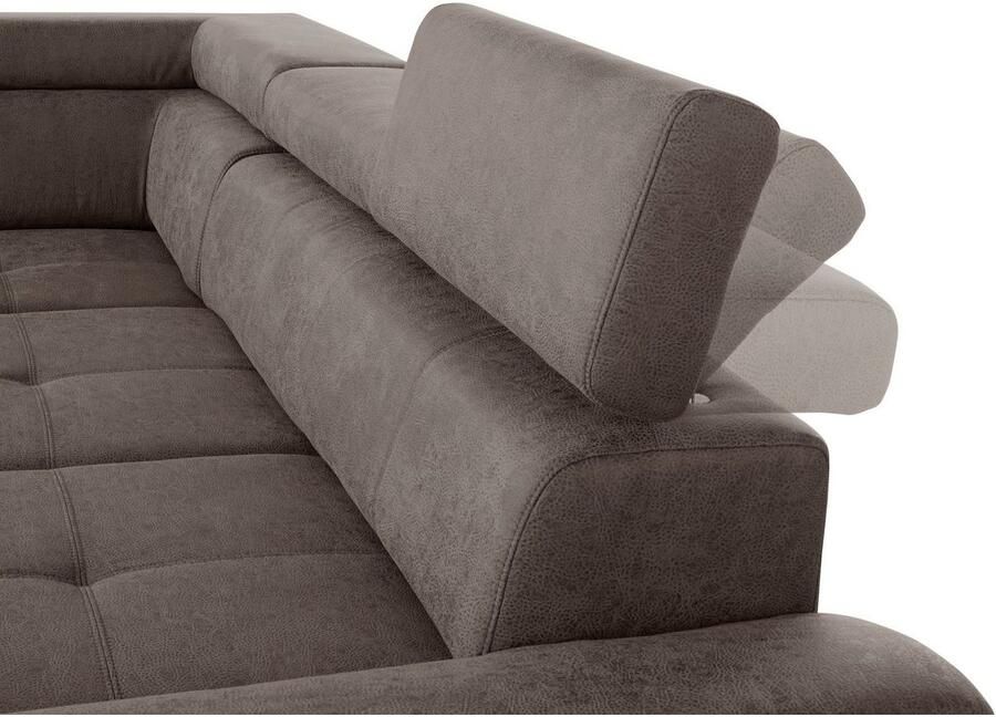 Exxpo sofa fashion Hoekbank Enya uitgebreide afwerking hoog zitcomfort comfortabel L-vorm