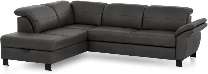 Exxpo sofa fashion Hoekbank Fado met verstelbare hoofdsteun slaapfunctie naar keuze en bedkist