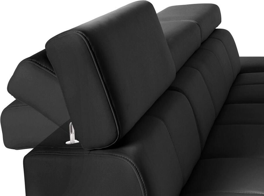 Exxpo sofa fashion Hoekbank Fiji hoogwaardige afwerking in zitting en rug L-vorm comfortabel door hoofd- en armverstelling optioneel met bedfunctie