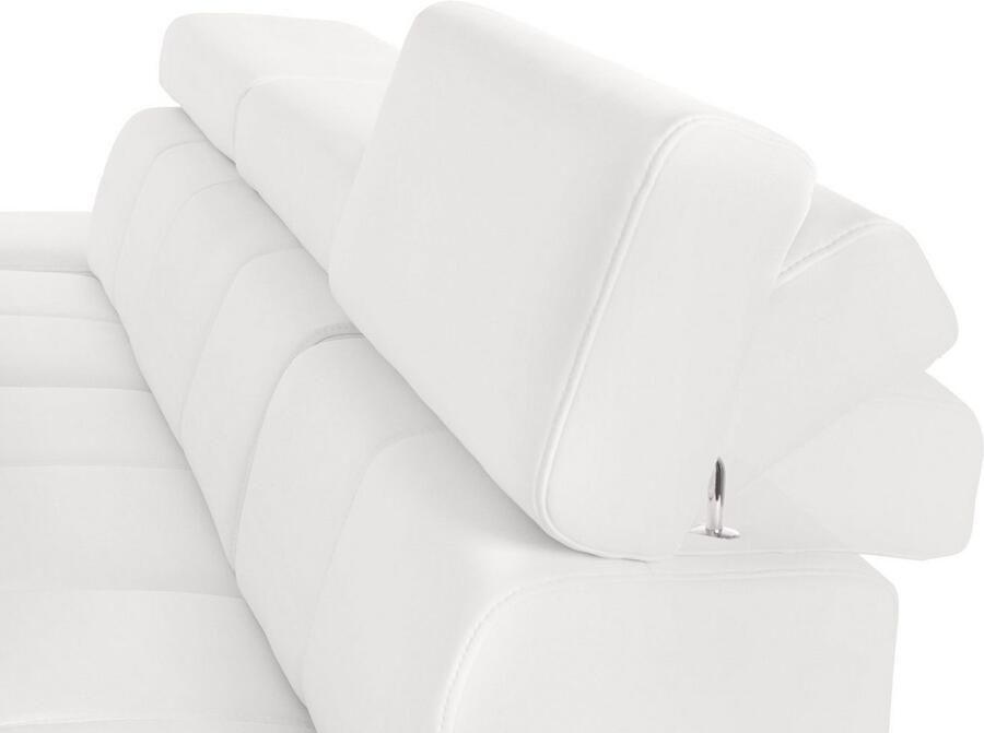 Exxpo sofa fashion Hoekbank Fiji hoogwaardige afwerking in zitting en rug L-vorm comfortabel door hoofd- en armverstelling optioneel met bedfunctie