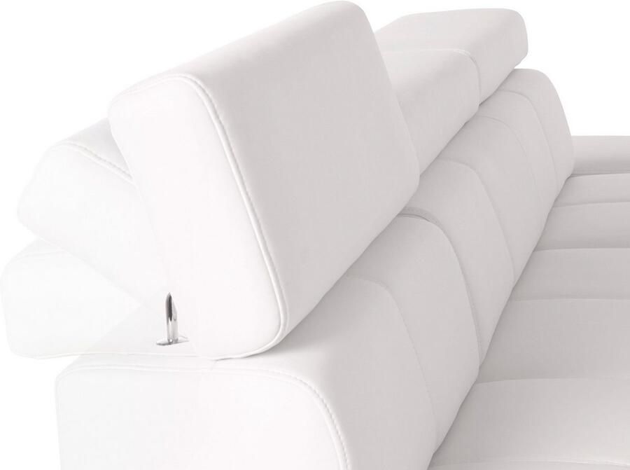 Exxpo sofa fashion Hoekbank Fiji hoogwaardige afwerking in zitting en rug L-vorm comfortabel door hoofd- en armverstelling optioneel met bedfunctie