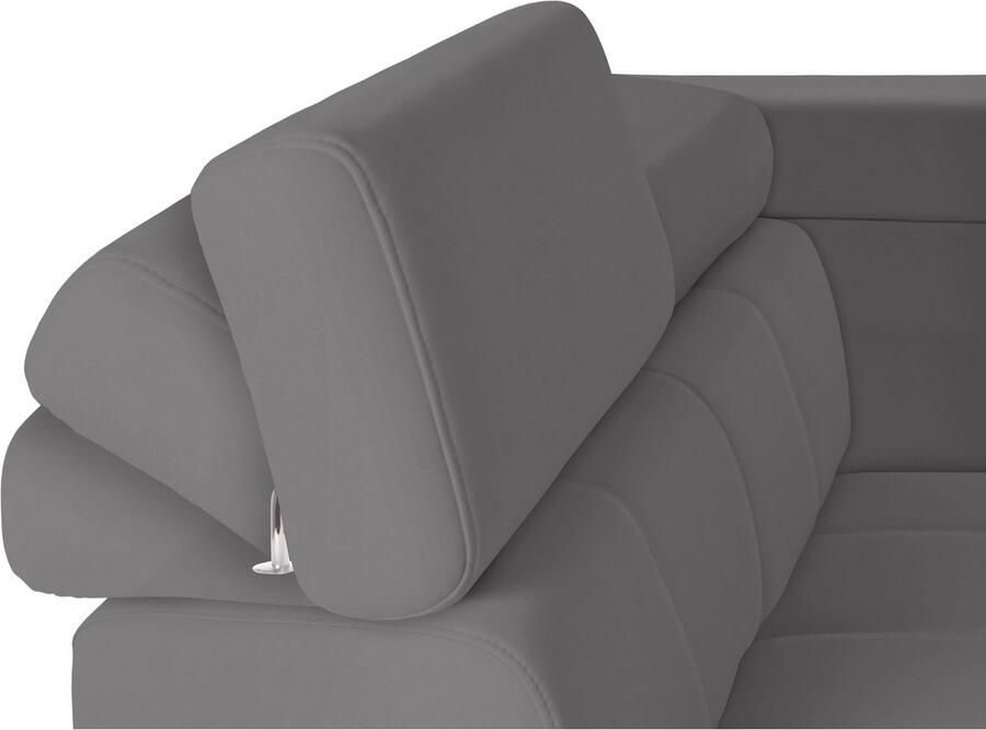 Exxpo sofa fashion Hoekbank Fiji L-vorm met verstelbare hoofdsteun resp. rugleuning naar keuze met slaapfunctie