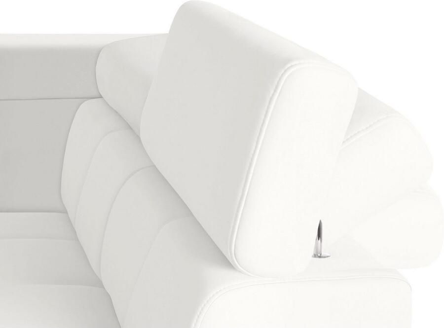 Exxpo sofa fashion Hoekbank Fiji L-vorm met verstelbare hoofdsteun resp. rugleuning naar keuze met slaapfunctie