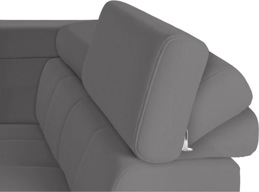 Exxpo sofa fashion Hoekbank Fiji L-vorm met verstelbare hoofdsteun resp. rugleuning naar keuze met slaapfunctie