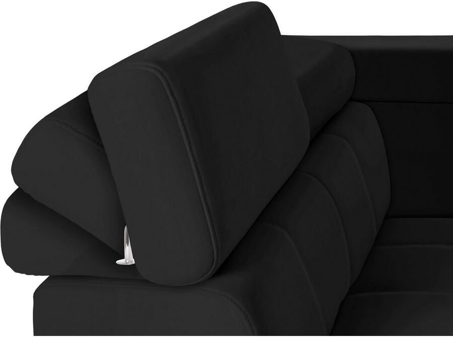 Exxpo sofa fashion Hoekbank Fiji L-vorm met verstelbare hoofdsteun resp. rugleuning naar keuze met slaapfunctie