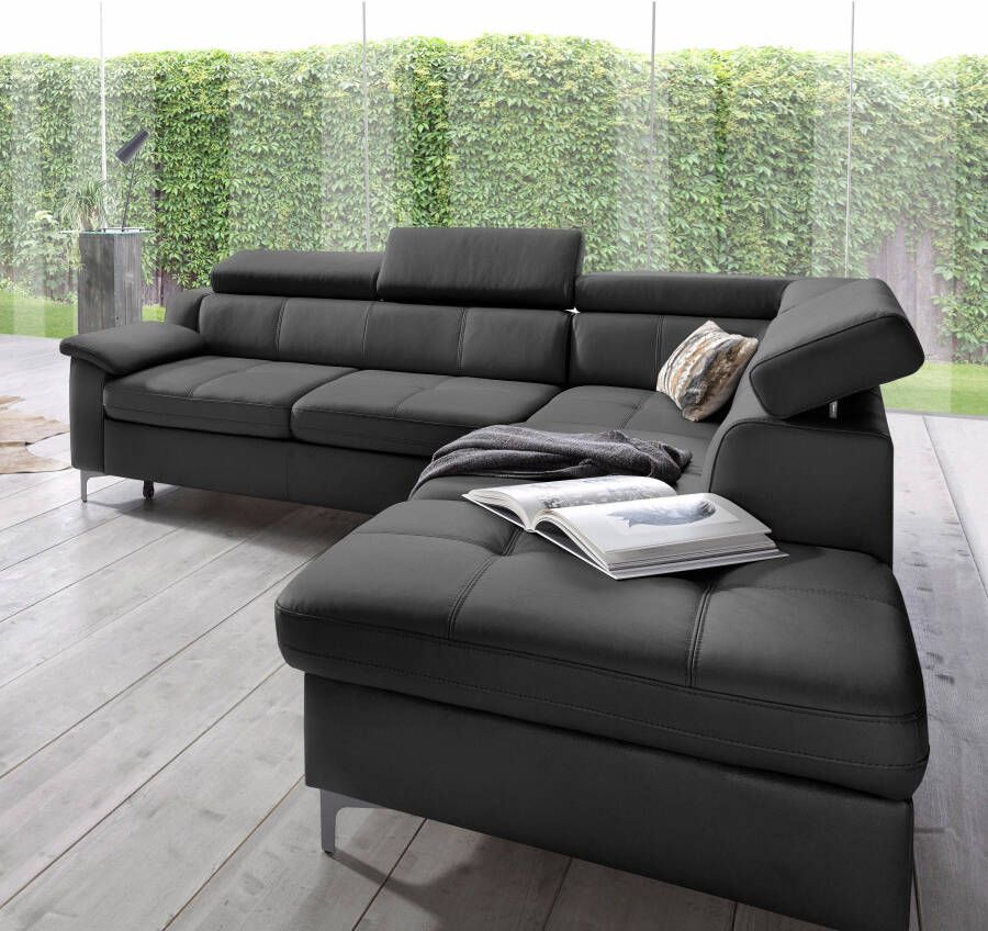 Exxpo sofa fashion Hoekbank Florence met hoofdverstelling optioneel met bedfunctie l-vorm