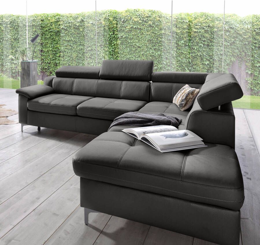 Exxpo sofa fashion Hoekbank Florence met hoofdverstelling optioneel met bedfunctie l-vorm