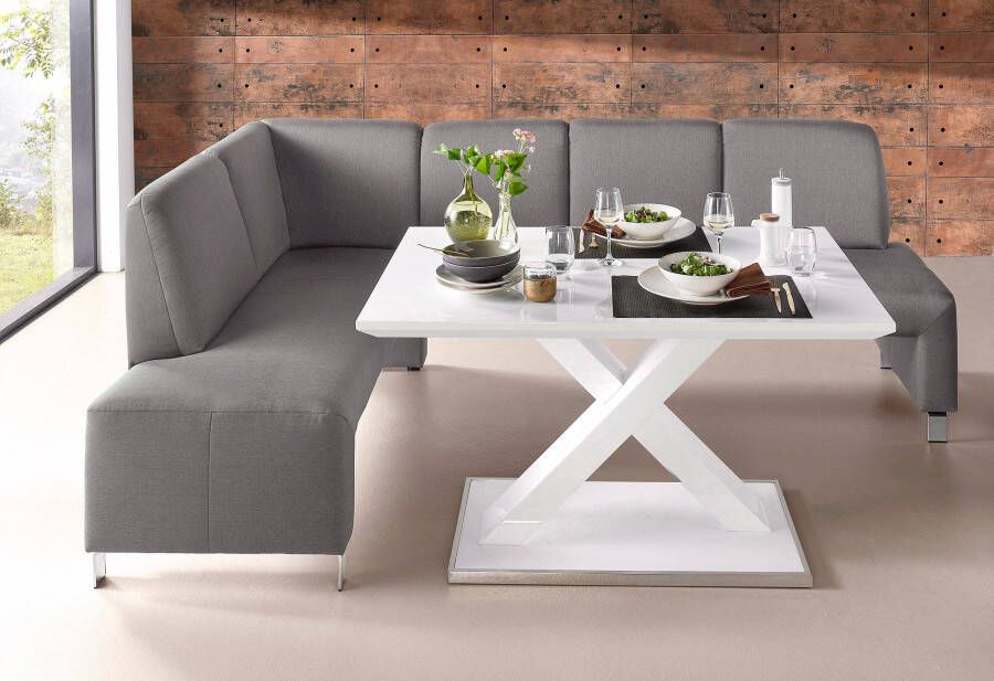 Exxpo sofa fashion Hoekbank Intenso hoge bodemvrijheid vrij in de ruimte te plaatsen hoog zitcomfort