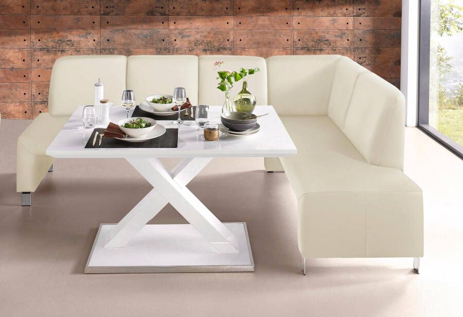 Exxpo sofa fashion Hoekbank Intenso hoge bodemvrijheid vrij in de ruimte te plaatsen hoog zitcomfort