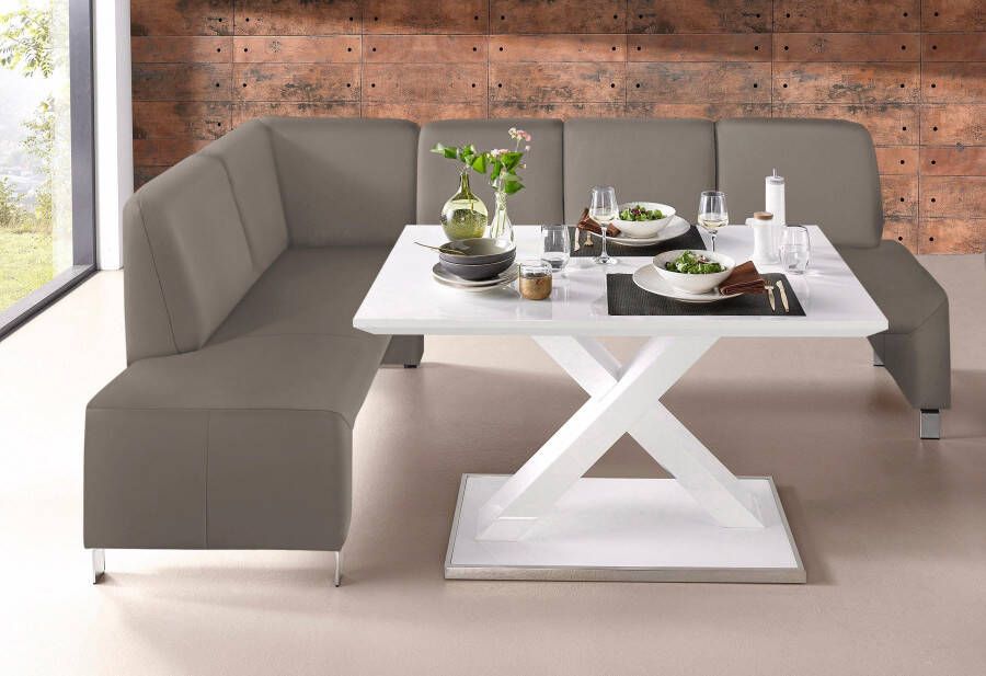 Exxpo sofa fashion Hoekbank Intenso hoge bodemvrijheid vrij in de ruimte te plaatsen hoog zitcomfort