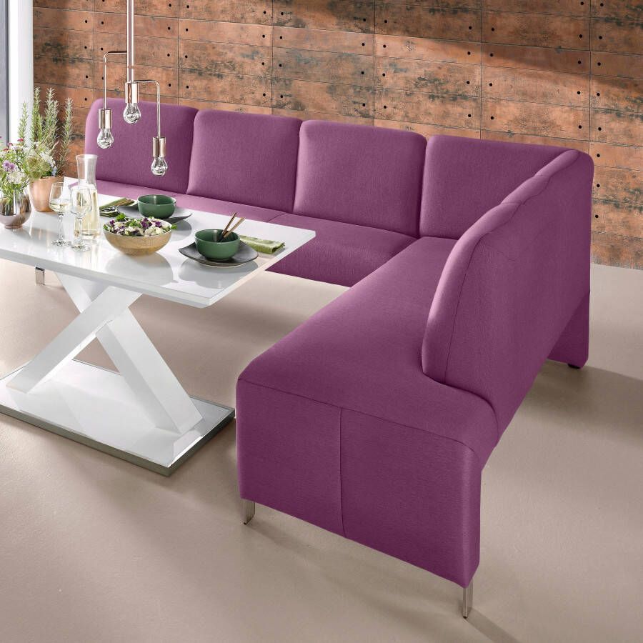 Exxpo sofa fashion Hoekbank Intenso hoge bodemvrijheid vrij in de ruimte te plaatsen hoog zitcomfort